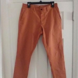 Zara mens pants size 31x26 rust color